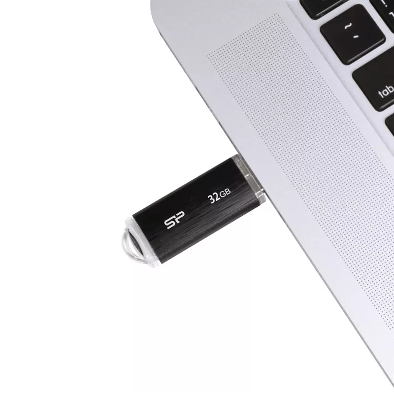 SILICON POWER Ultima U02 - 32 GB USB-stick - USB 2.0 - zwart