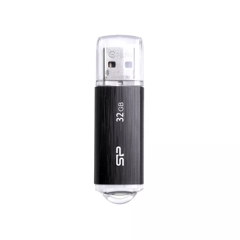SILICON POWER Ultima U02 - 32 GB USB-stick - USB 2.0 - zwart