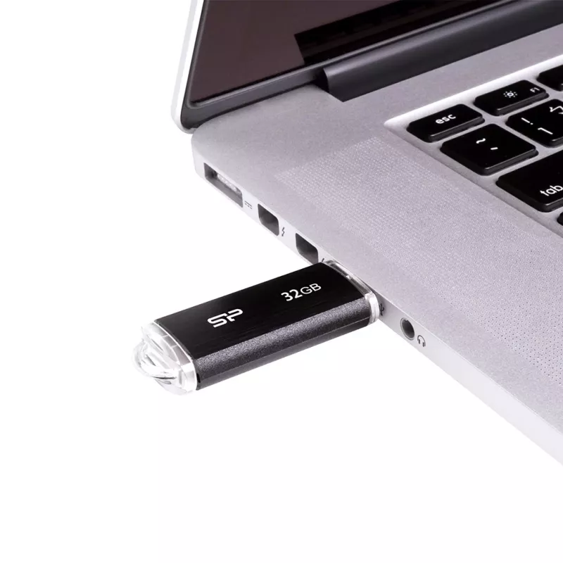 SILICON POWER Ultima U02 - 32 GB USB-stick - USB 2.0 - zwart