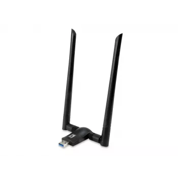 LevelOne AC1200 dualband wlan-USB-netwerkadapter, kanaal 1-13