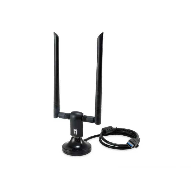 LevelOne AC1200 dualband wlan-USB-netwerkadapter, kanaal 1-13