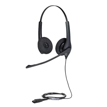 Jabra BIZ 1500 Duo QD EMEA, bedraad, kantoor/callcenter, 20 - 4500 Hz, 74 g, headset, zwart