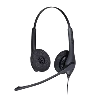 Jabra BIZ 1500 Duo QD EMEA, bedraad, kantoor/callcenter, 20 - 4500 Hz, 74 g, headset, zwart