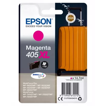 Epson 405XL DURABrite Ultra Ink inktpatroon 1 stuk origineel hoge (XL) capaciteit magenta