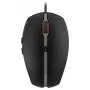CHERRY GENTIX 4K kabelmuis, zwart, USB, dubbelhandig, optisch, USB, 3600 DPI, zwart