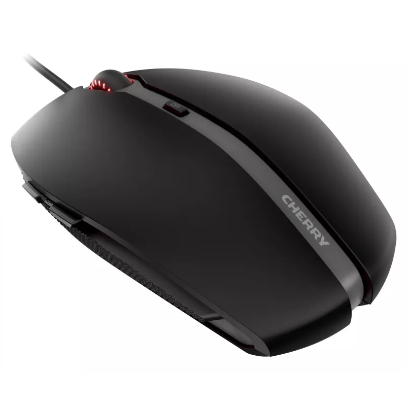 CHERRY GENTIX 4K kabelmuis, zwart, USB, dubbelhandig, optisch, USB, 3600 DPI, zwart