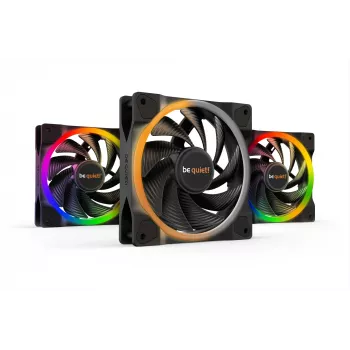 be quiet! Light Wings 120 mm ARGB PWM high-speed ventilator, zwart, 3-pack