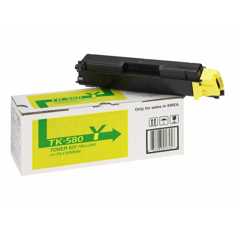 KYOCERA TK-580Y tonerpatroon 1 stuk origineel geel