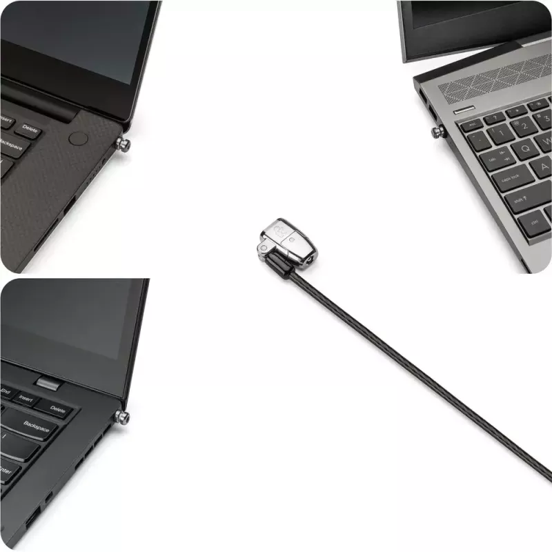 Kensington ClickSafe 2.0 universeel kabelslot met sleutel voor laptops