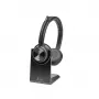 HP Poly Savi 7320 UC 8L553AA DECT-headset, stereo, on-ear, draadloos, gecertificeerd voor Microsoft Teams, zwart