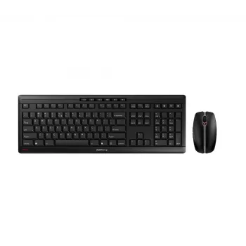 CHERRY Stream Desktop toetsenbord muis inclusief kantoor RF draadloos QWERTY US Engels zwart