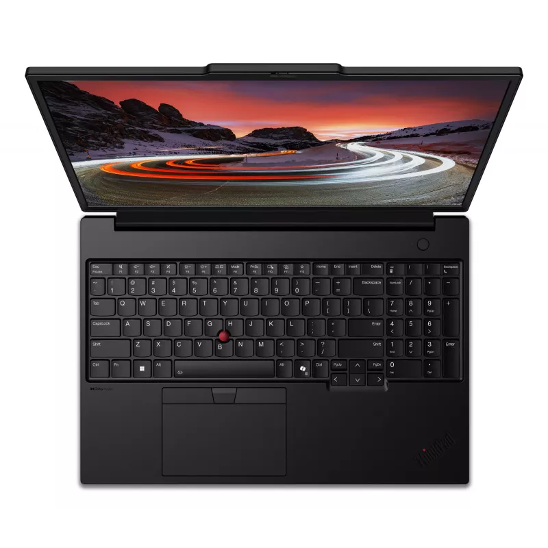 Lenovo ThinkPad P16s Gen 3 (Intel) Intel Core Ultra 7 155H mobiel workstation 40,6 cm (16 inch) touchscreen WUXGA 32 GB DDR5-SDRAM 1 TB SSD NVIDIA RTX 500 Ada Wi-Fi 6E (802.11ax) Windows 11 Pro Duits zwart
