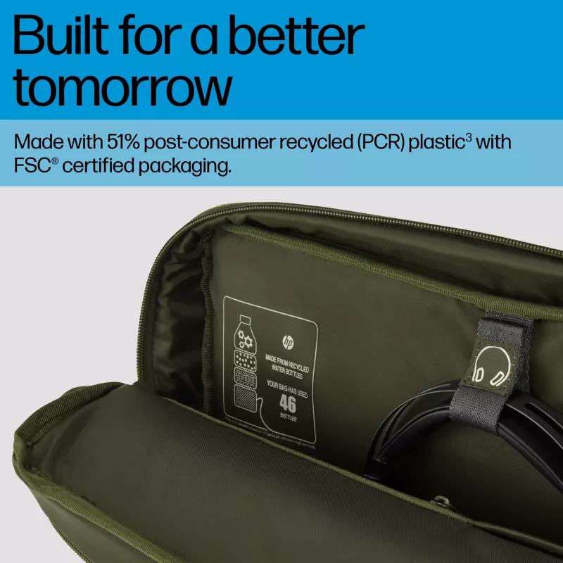 Messenger hoes HP 15,6-inch Modular Laptop Bag 39,6 cm 1,14 kg monochroom