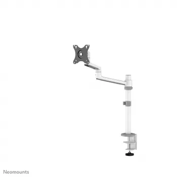 Neomounts DS60-425WH1 monitorarm 17-27 inch - ruimtebesparend, klem-/doorvoer, 8 kg, 43,2 cm (17 inch), 68,6 cm (27 inch), 100 x 100 mm, wit