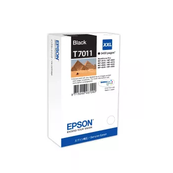 Cartridge Epson Ink C13T70114010 T7011 XXL zwart
