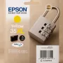 Cartridge Epson Padlock single pack geel 35XL DURABrite Ultra inkt