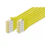 DIGITUS patchkabel - CAT6a - S/FTP - snagless - 1m - geel - 10-pack