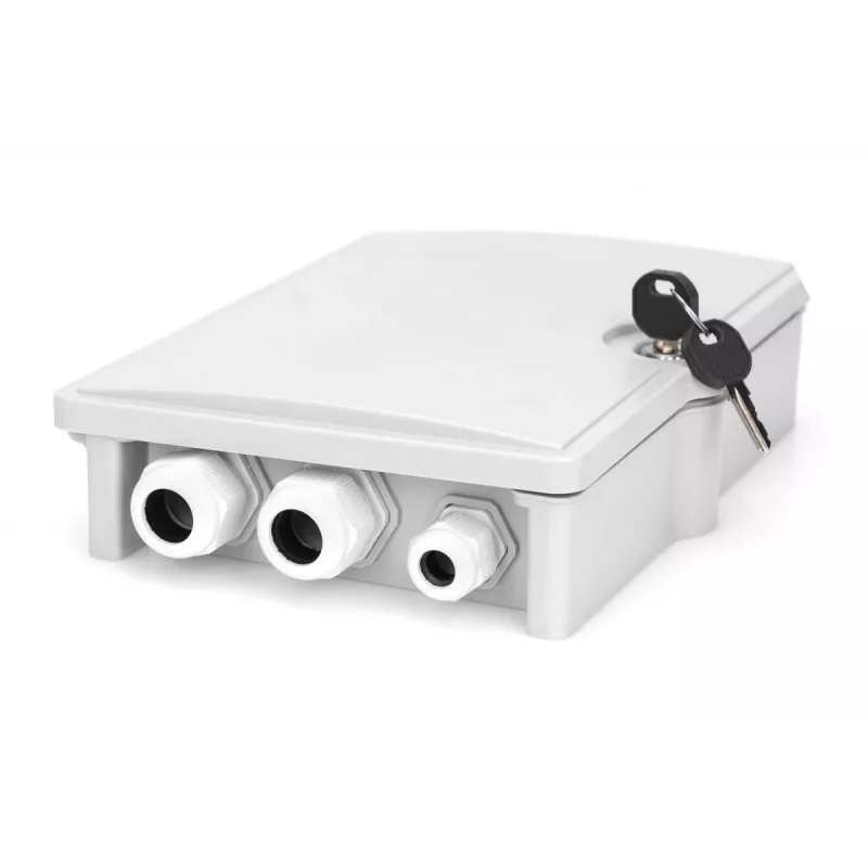 DIGITUS outdoor FTTH-box voor 6x SC/DX adapter, IP65