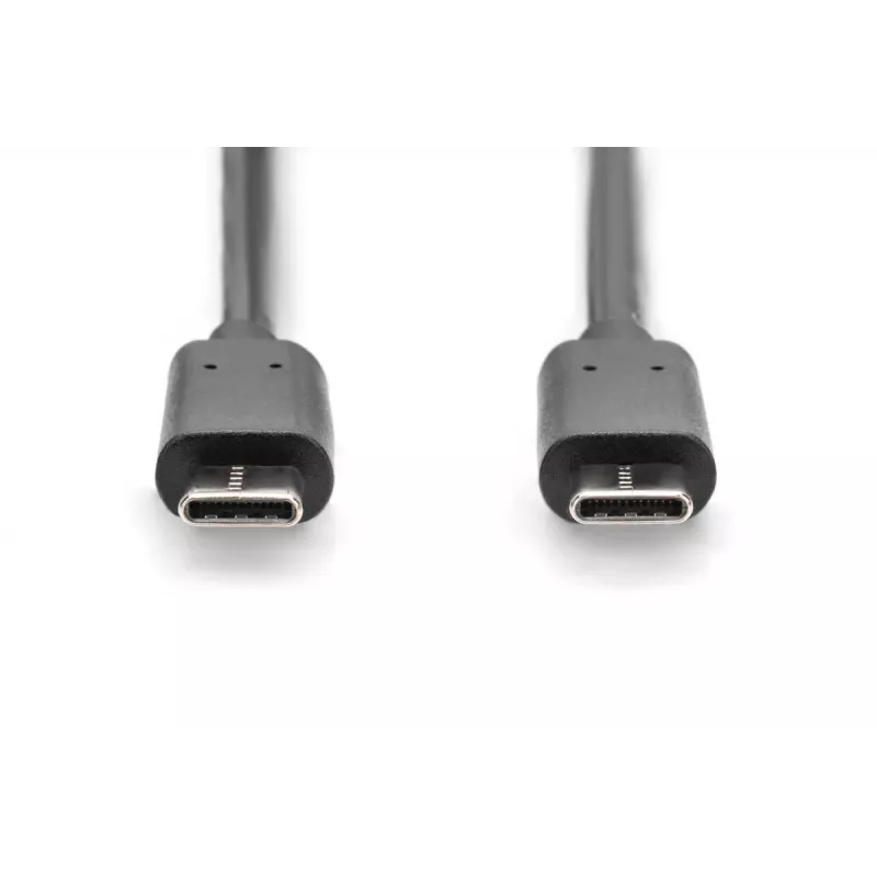 DIGITUS ASSMANN USB Type-C verbindingskabel, Type-C naar C M/M, 1m high-speed zwart