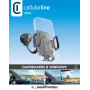 Cellularline Hug Flexi - universele auto-smartphonehouder met zuignapbevestiging
