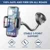 Cellularline Hug Flexi - universele auto-smartphonehouder met zuignapbevestiging