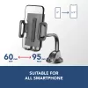 Cellularline Hug Flexi - universele auto-smartphonehouder met zuignapbevestiging