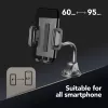 Cellularline Hug Flexi - universele auto-smartphonehouder met zuignapbevestiging