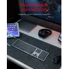 KeySonic KSK-8023BTRF (DE) toetsenbord universeel Bluetooth QWERTZ Duits antraciet, zwart