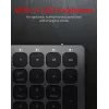 KeySonic KSK-8023BTRF (DE) toetsenbord universeel Bluetooth QWERTZ Duits antraciet, zwart