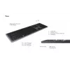 KeySonic KSK-8023BTRF (DE) toetsenbord universeel Bluetooth QWERTZ Duits antraciet, zwart