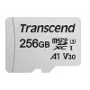 TRANSCEND Micro SDXC-kaart 300S 256 GB UHS-I U3 met adapter