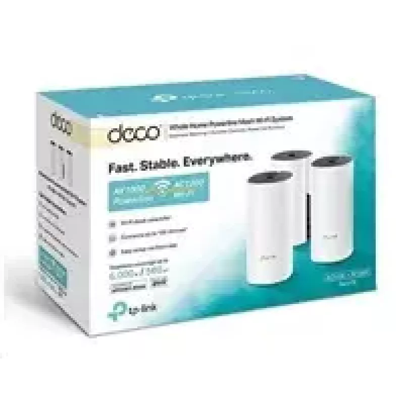 TP-Link AC1200 + AV1000 Whole Home Hybrid Mesh Wi-Fi-systeem, 3-pack