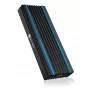ICY BOX IB-1824ML-C31 SSD-behuizing zwart M.2