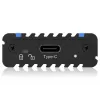 ICY BOX IB-1824ML-C31 SSD-behuizing zwart M.2