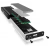 ICY BOX IB-1824ML-C31 SSD-behuizing zwart M.2
