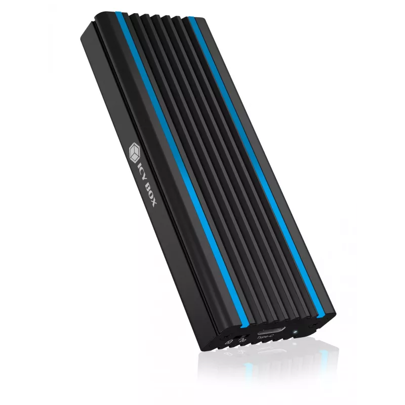 ICY BOX IB-1824ML-C31 SSD-behuizing zwart M.2