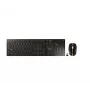 CHERRY DW 9100 SLIM toetsenbord muis inclusief universeel RF draadloos + Bluetooth QWERTZ Zwitsers zwart