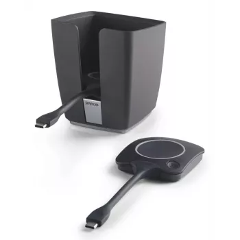 Barco Tray 2 x USB-C-toetsen zwart bedrade bureauconnectiviteit