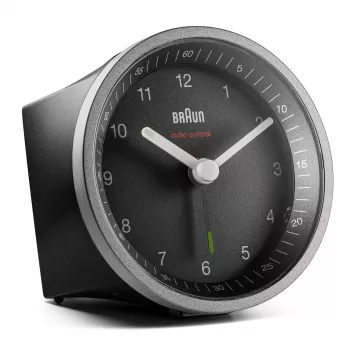 Braun BC07 quartzwekker zwart