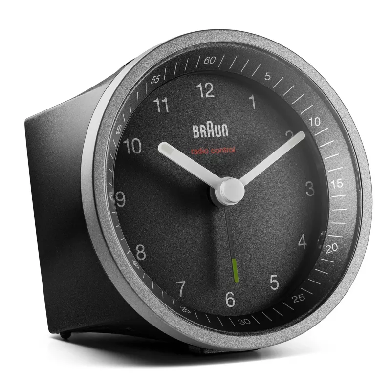Braun BC07 quartzwekker zwart