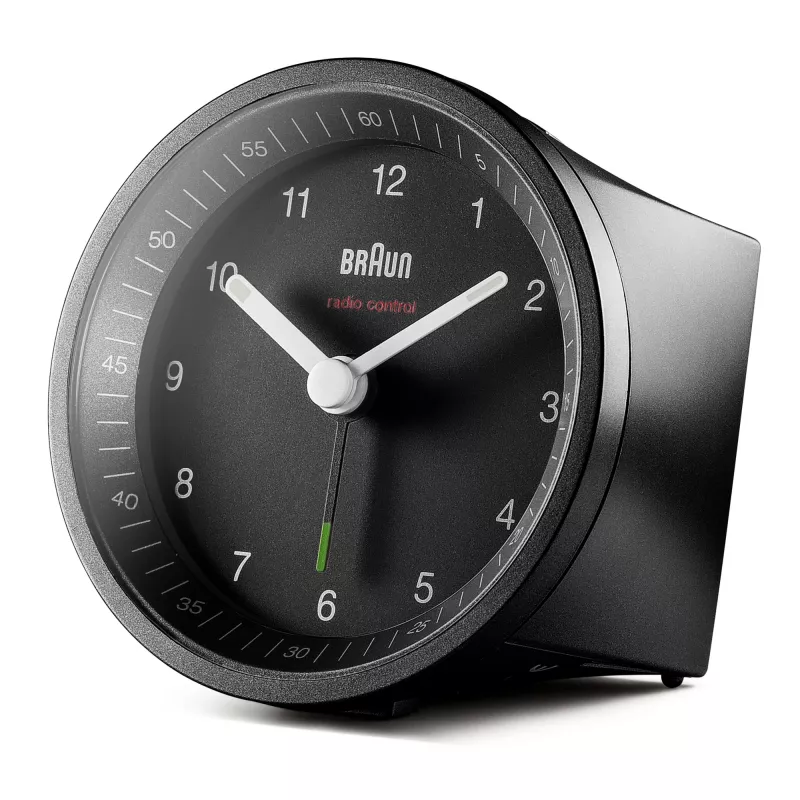 Braun BC07 quartzwekker zwart