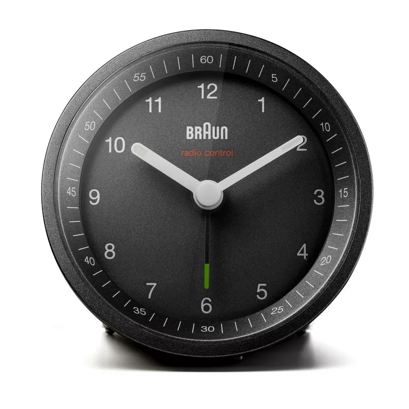 Braun BC07 quartzwekker zwart