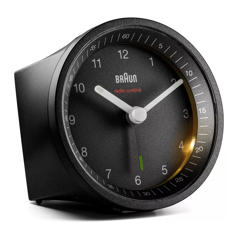 Braun BC07 quartzwekker zwart