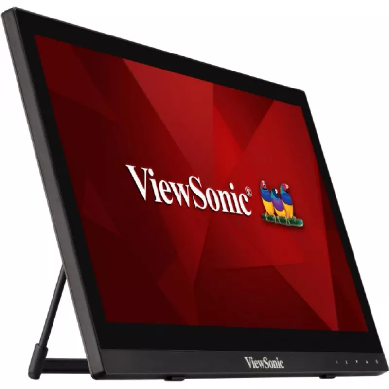 Viewsonic TD1630-3 computermonitor 39,6 cm (15,6 inch) 1366 x 768 pixel HD LCD-touchscreen multi-user zwart