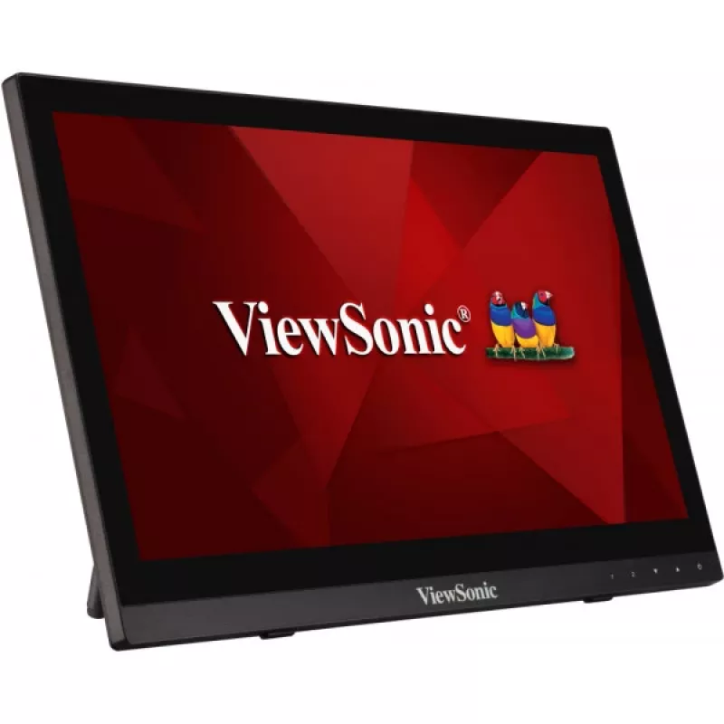 Viewsonic TD1630-3 computermonitor 39,6 cm (15,6 inch) 1366 x 768 pixel HD LCD-touchscreen multi-user zwart