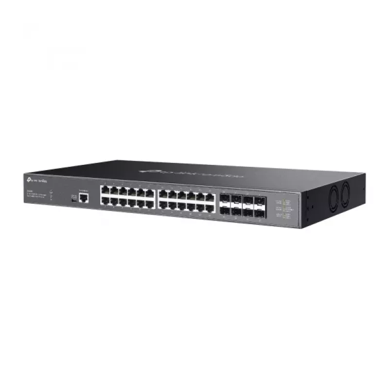 TP-Link Omada 24-poorts 10GBASE-T L2+ managed switch met 8 10GE SFP+-slots