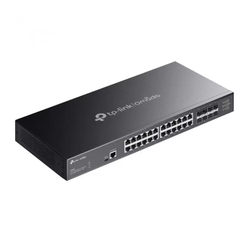 TP-Link Omada 24-poorts 10GBASE-T L2+ managed switch met 8 10GE SFP+-slots