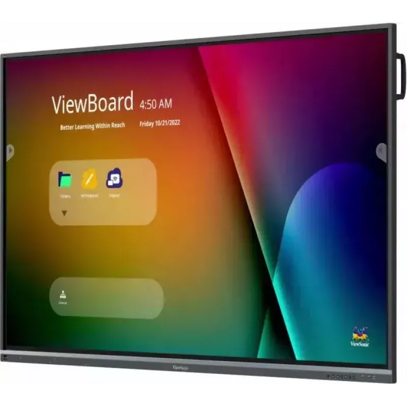 Viewsonic IFP7550-5F interactief whiteboard 190,5 cm (75 inch) 3840 x 2160 pixel touchscreen zwart HDMI