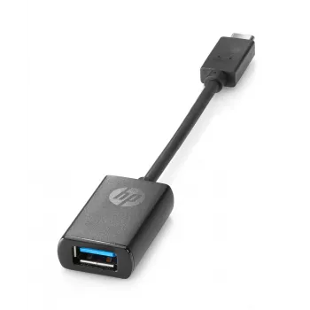 HP USB-C naar USB 3.0-adapter, 0,1409 m, USB-C, USB 3.0, USB 3.2 Gen 1 (3.1 Gen 1), zwart