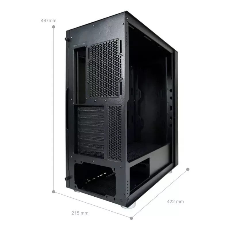 PC-behuizing LC-Power LC-8000B-ON midi tower zwart